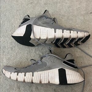 Nike Gray and Black Athletic Sneakers